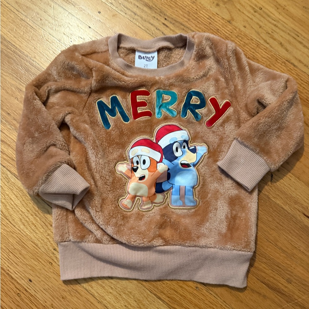 Bluey Christmas Sweater - 2T